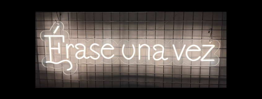 Neón personalizado "Érase una vez" para bodas, perfecto para photocall y mesa dulce